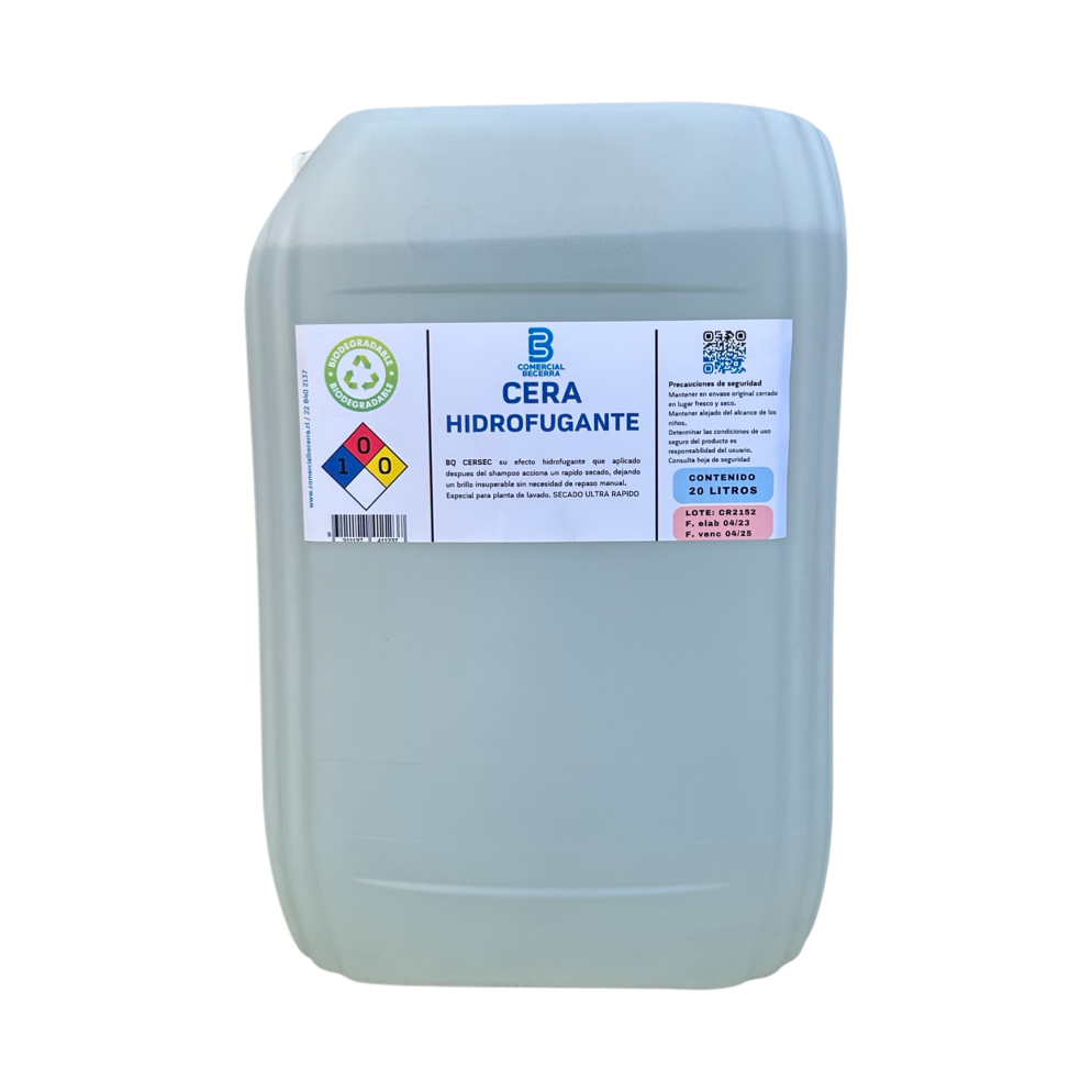 Cera Secado Rápido Hidrofugante 20 LT