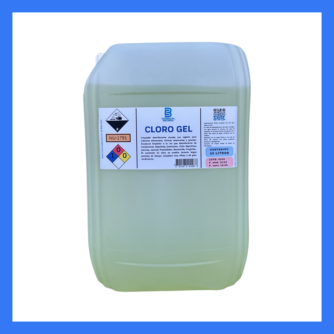 Cloro Gel 20 LT